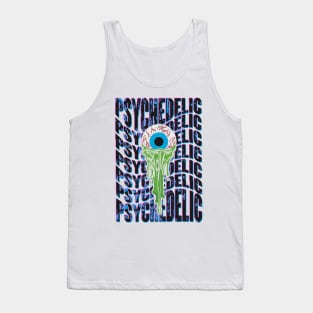 Psychedelic Typo Tank Top